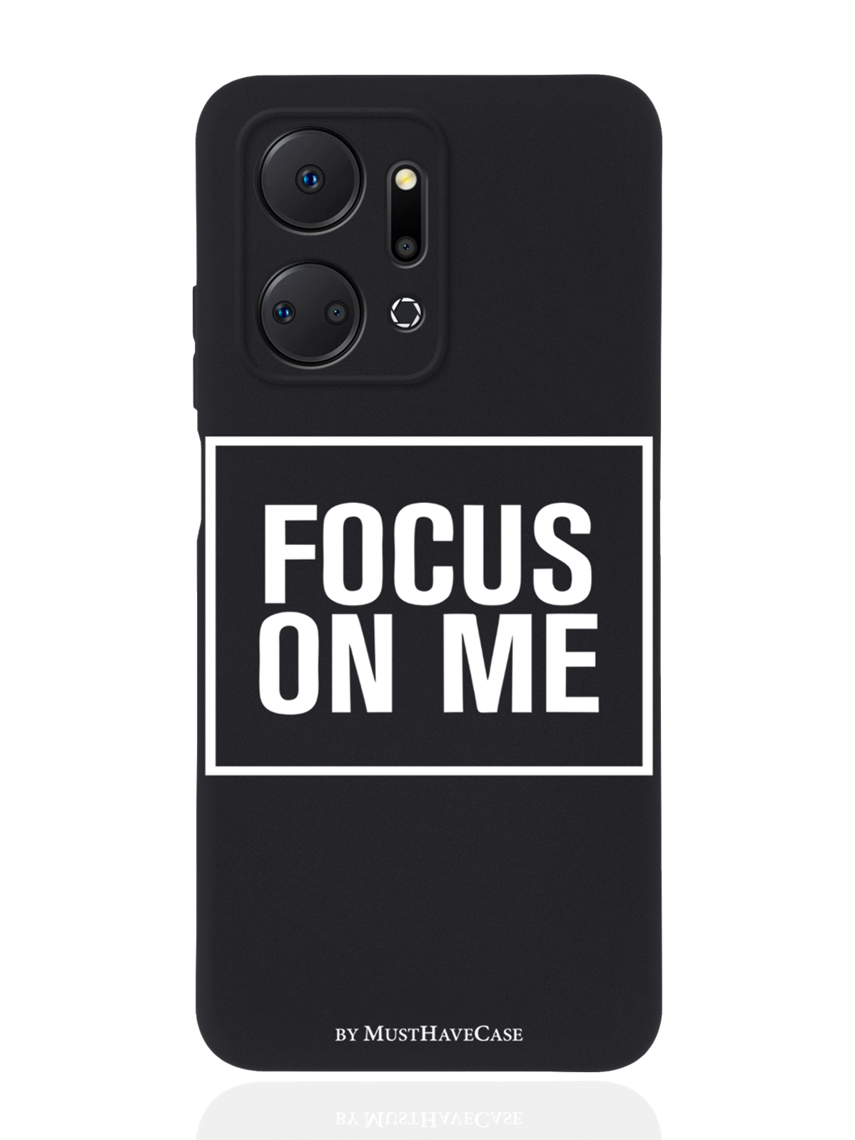 фото Чехол musthavecase для honor x7a focus on me черный