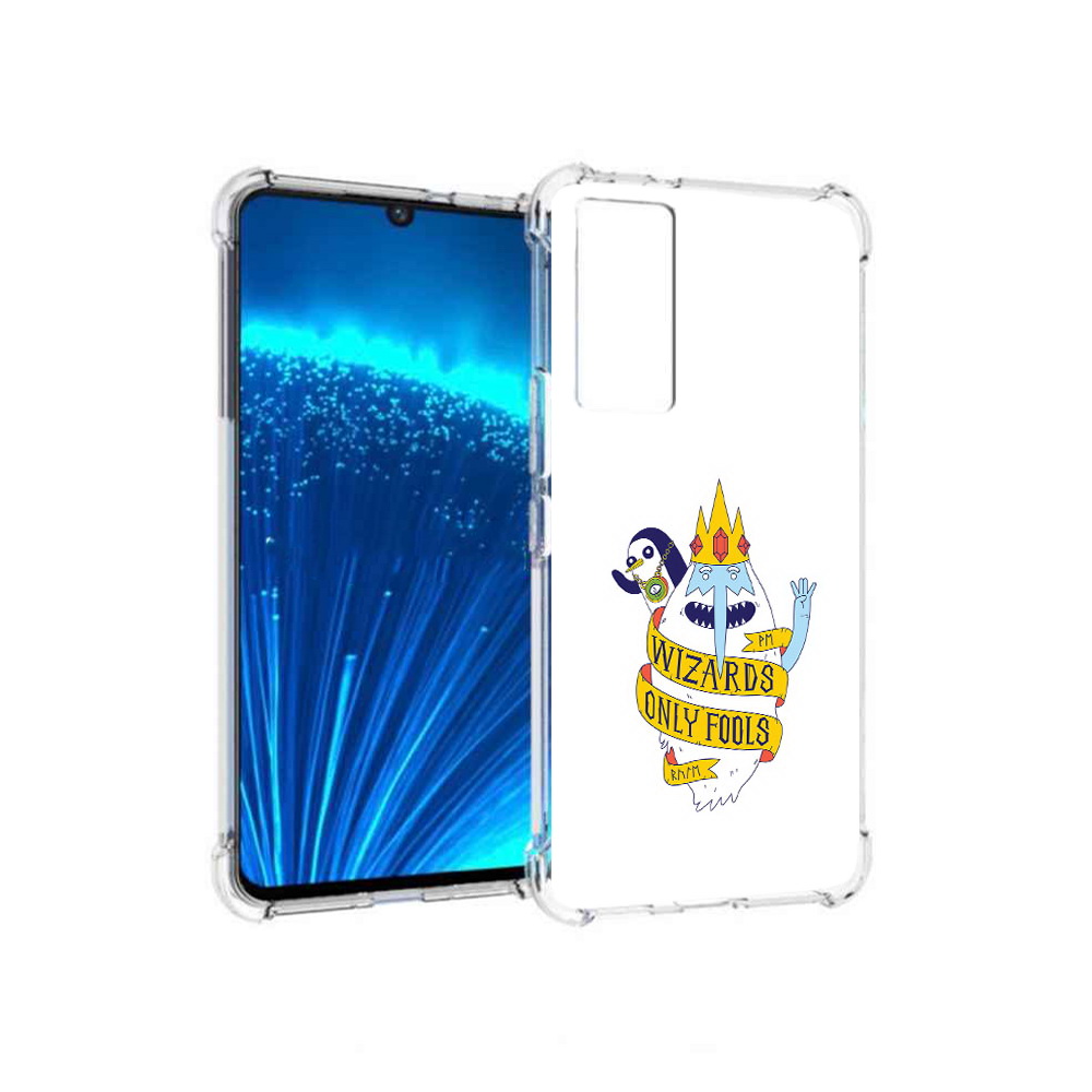 

Чехол MyPads Tocco для Vivo V21E время приключений снежный король (PT226954.394.278), Прозрачный, Tocco