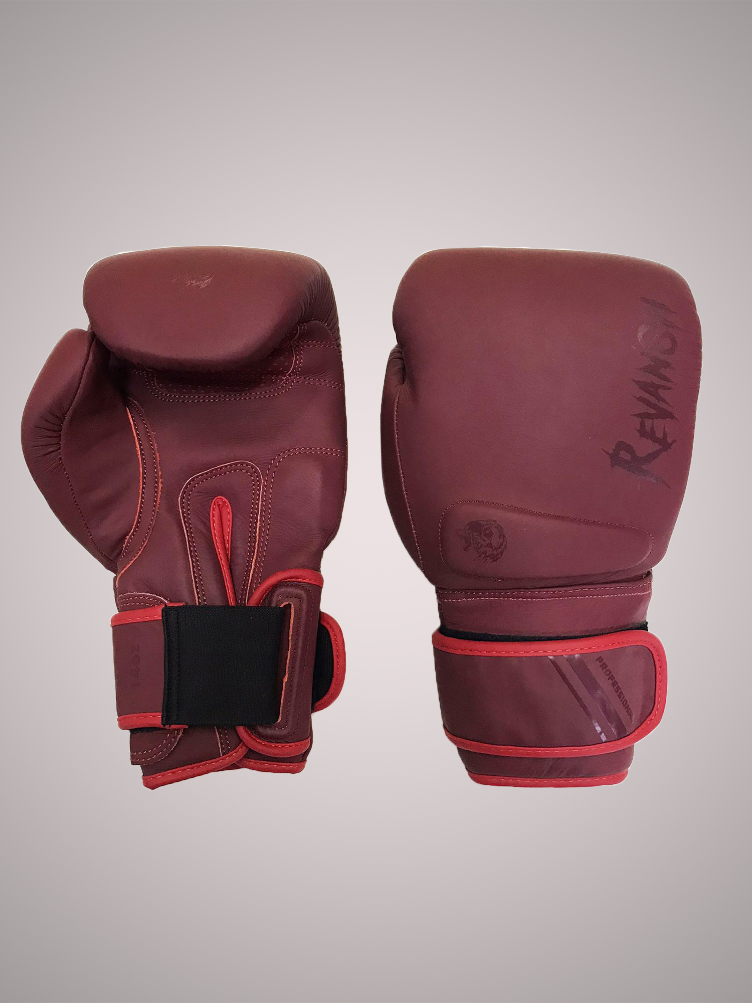 Боксерские Перчатки REVANSH PRO MATE BORDO 12 унций из натуральной кожи