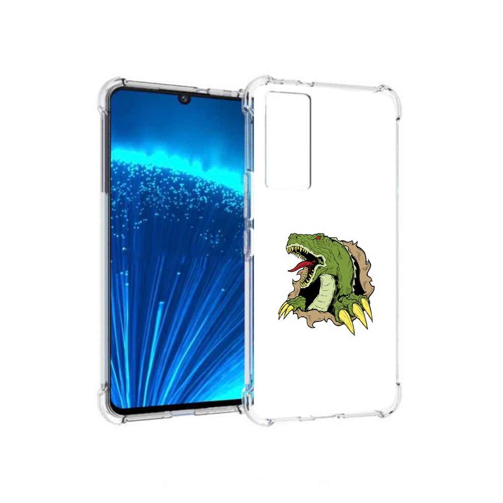 

Чехол MyPads Tocco для Vivo V21E годзила (PT226954.394.290), Прозрачный, Tocco