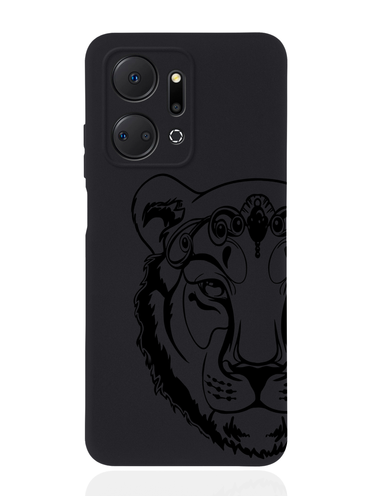 

Чехол MustHaveCase для Honor X7a Львица черный