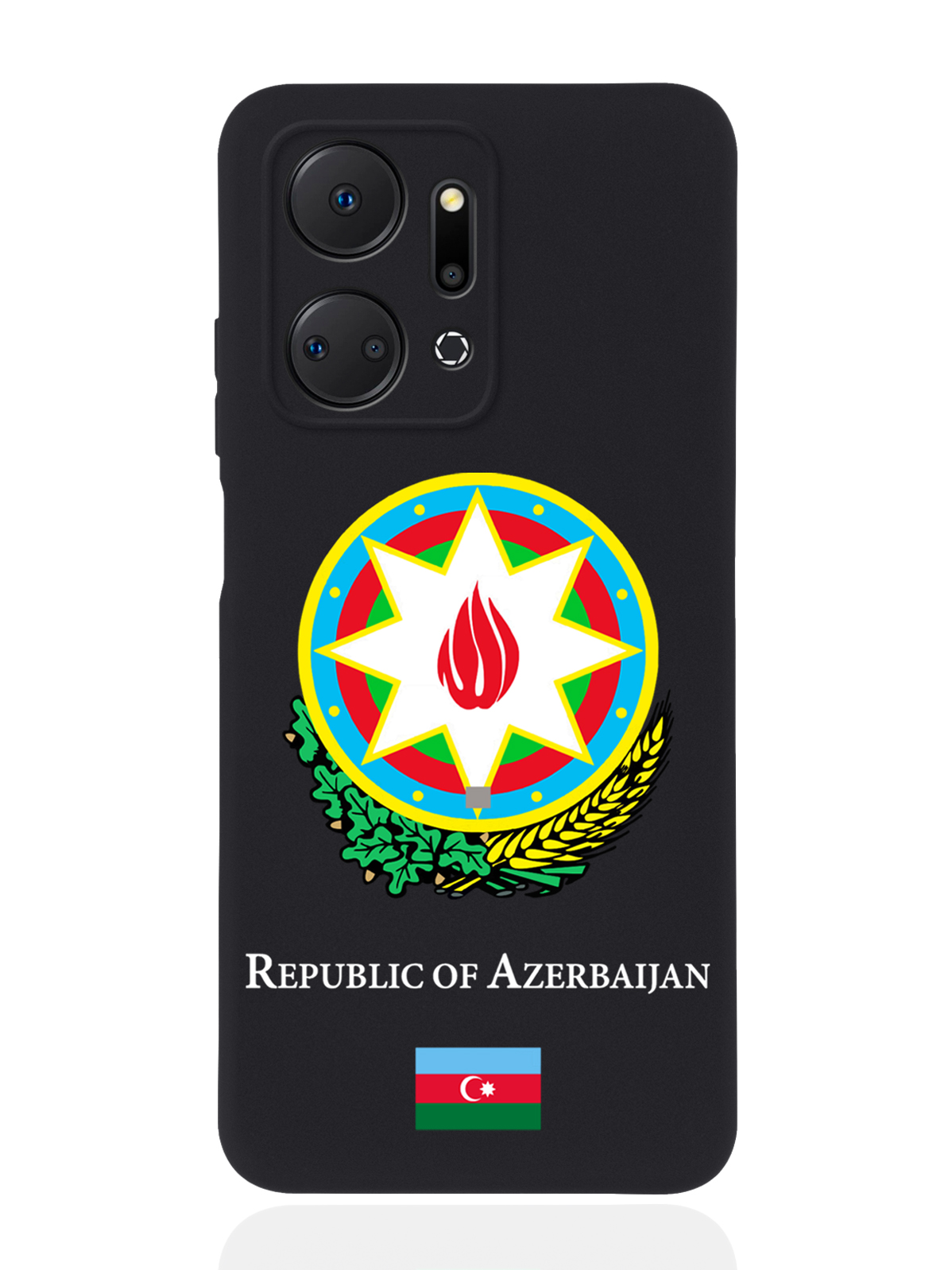 

Чехол SignumCase для Honor X7a Герб Азербайджана черный, Разноцветный