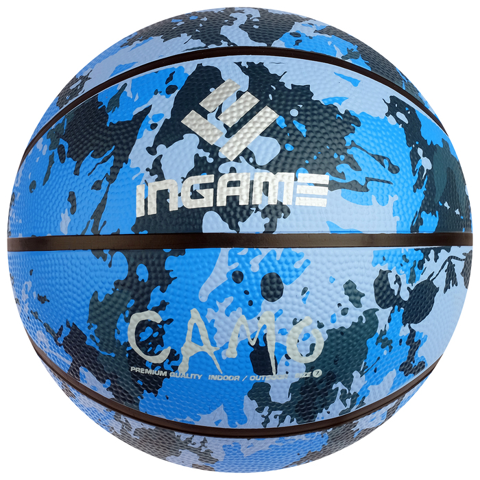 Мяч баскетбольный INGAME Camo №7 (синий)