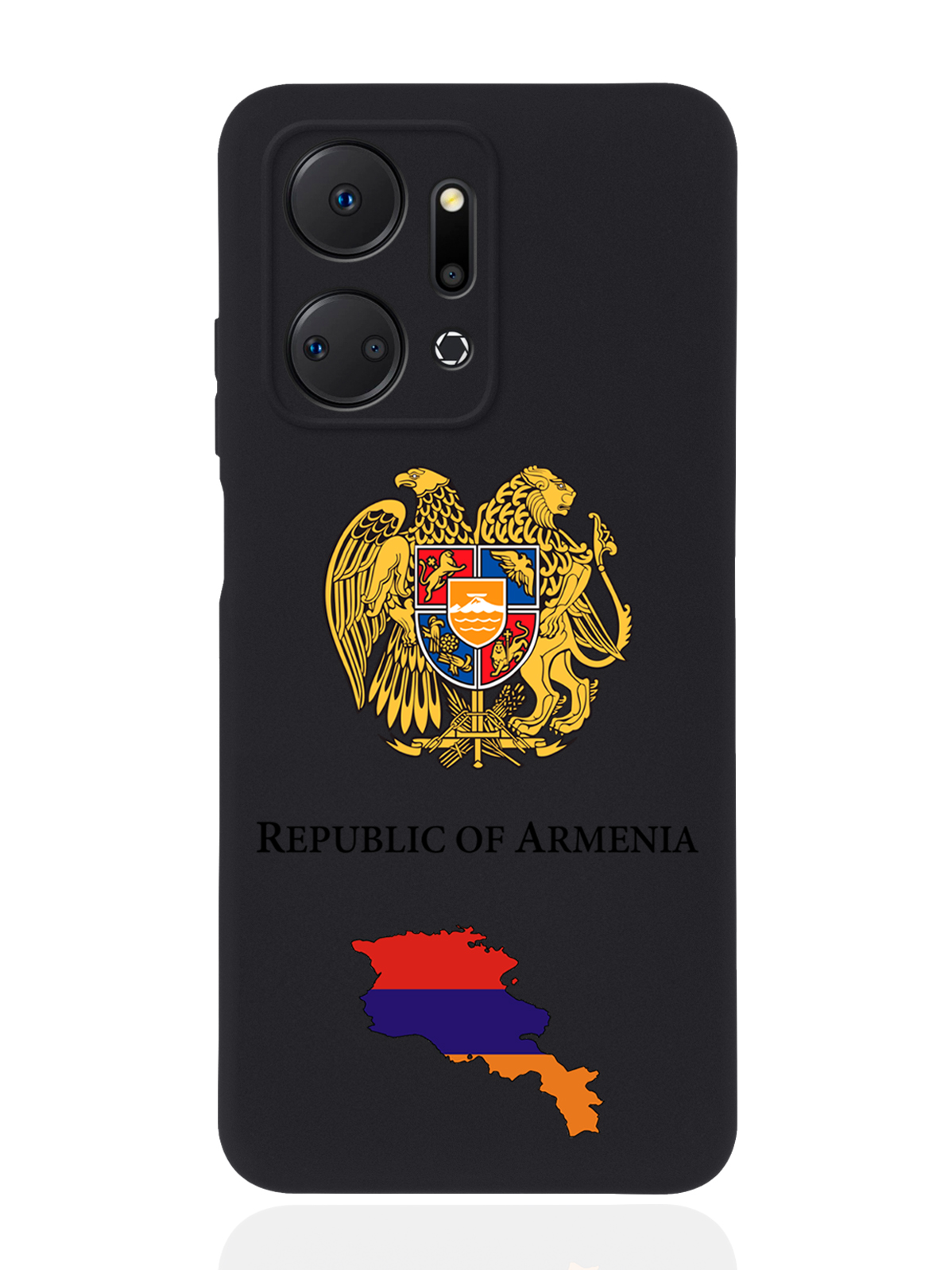 

Чехол SignumCase для Honor X7a Герб Армении черный, Разноцветный