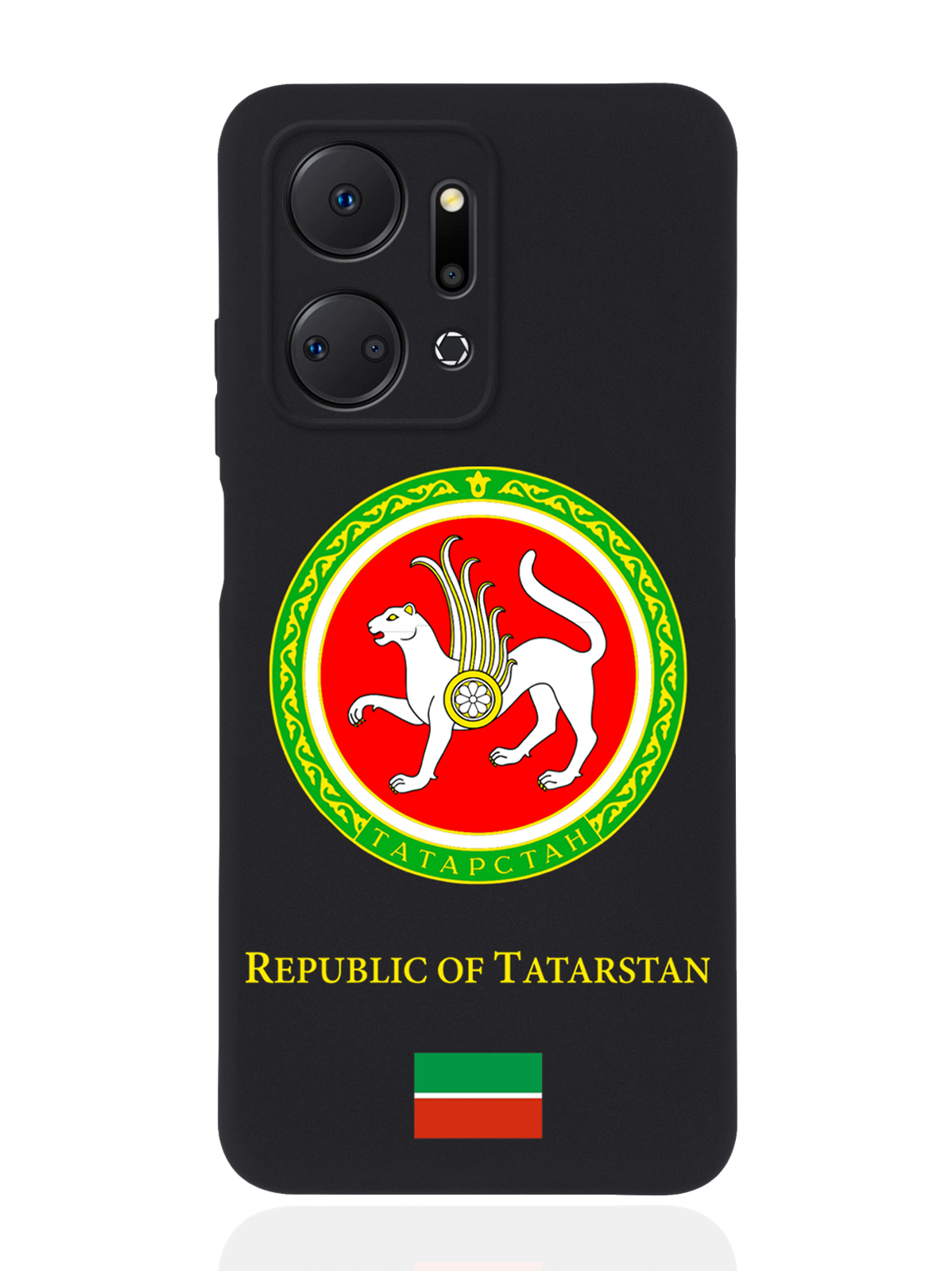 

Чехол SignumCase для Honor X7a Герб Татарстана черный, Разноцветный
