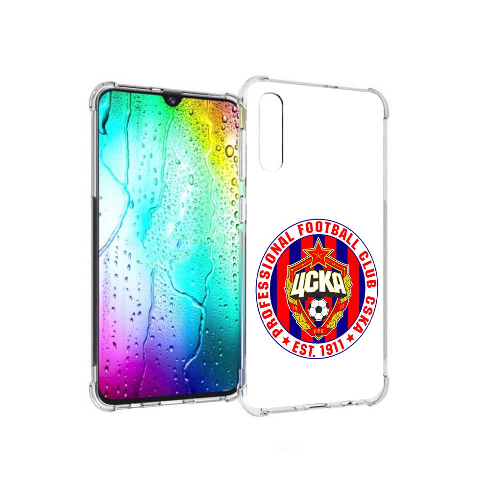 

Чехол MyPads Tocco для Samsung Galaxy A30s ФК ЦСК логотип (PT226907.519.178), Прозрачный, Tocco