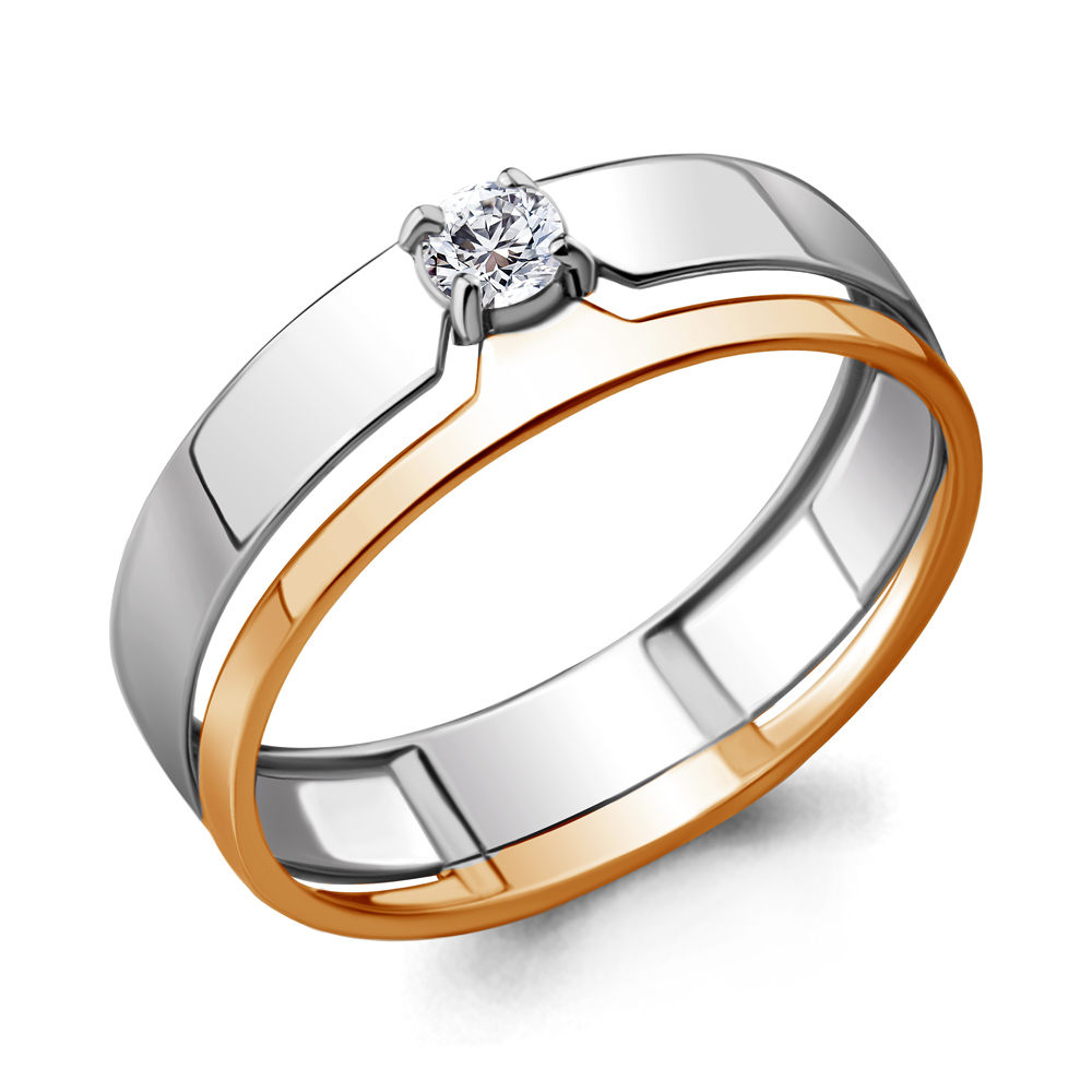 

Кольцо из красного золота с бриллиантом Aquamarine Aquamarine 962845к_585_кз р. 17, 962845к_585_кз