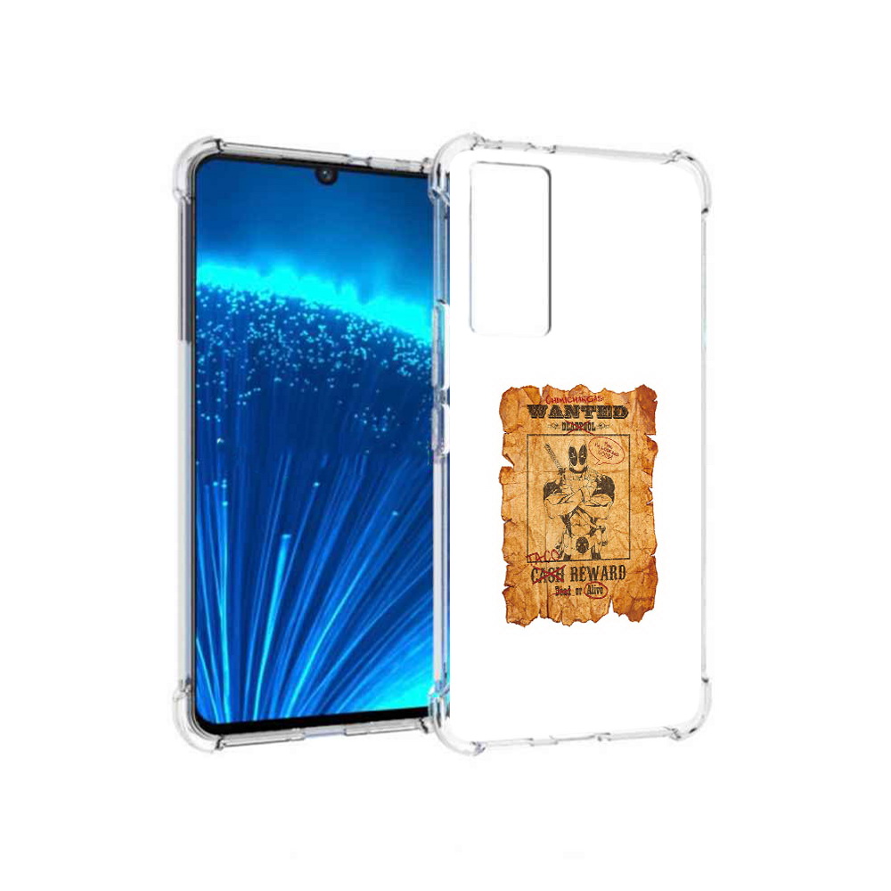 

Чехол MyPads Tocco для Vivo V21E дедпул (PT226954.394.317), Прозрачный, Tocco