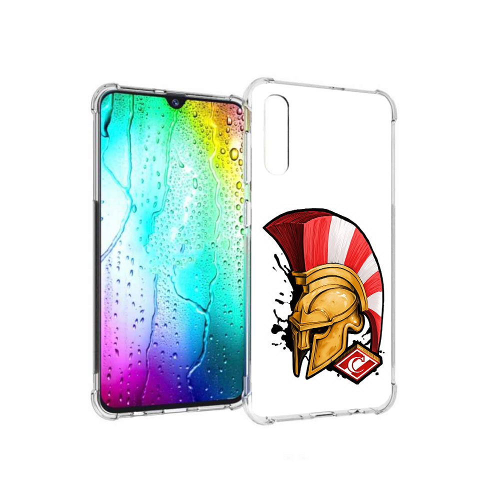 

Чехол MyPads Tocco для Samsung Galaxy A30s ФК спартак шлем (PT226907.519.185), Прозрачный, Tocco