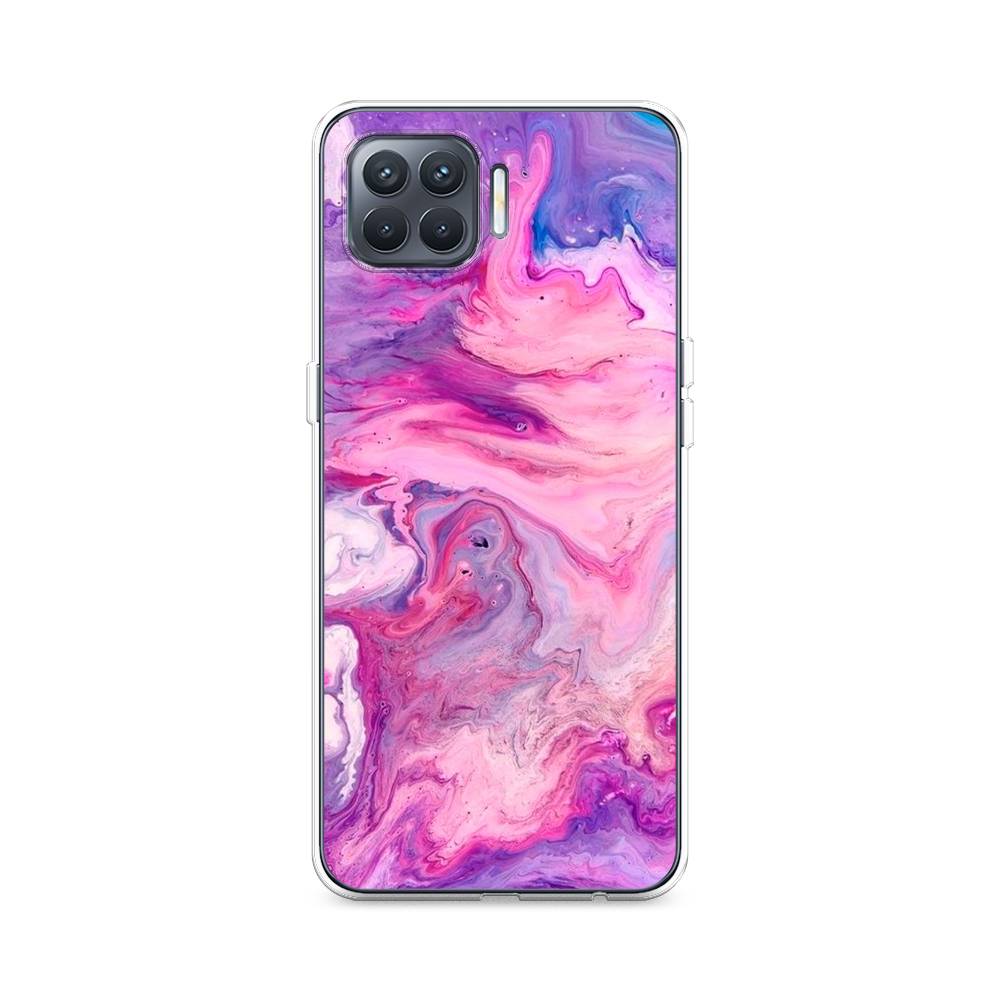 

Чехол для Oppo Reno 4 Lite/A93 "Нежно-розовая абстракция", Розовый, 254550-3