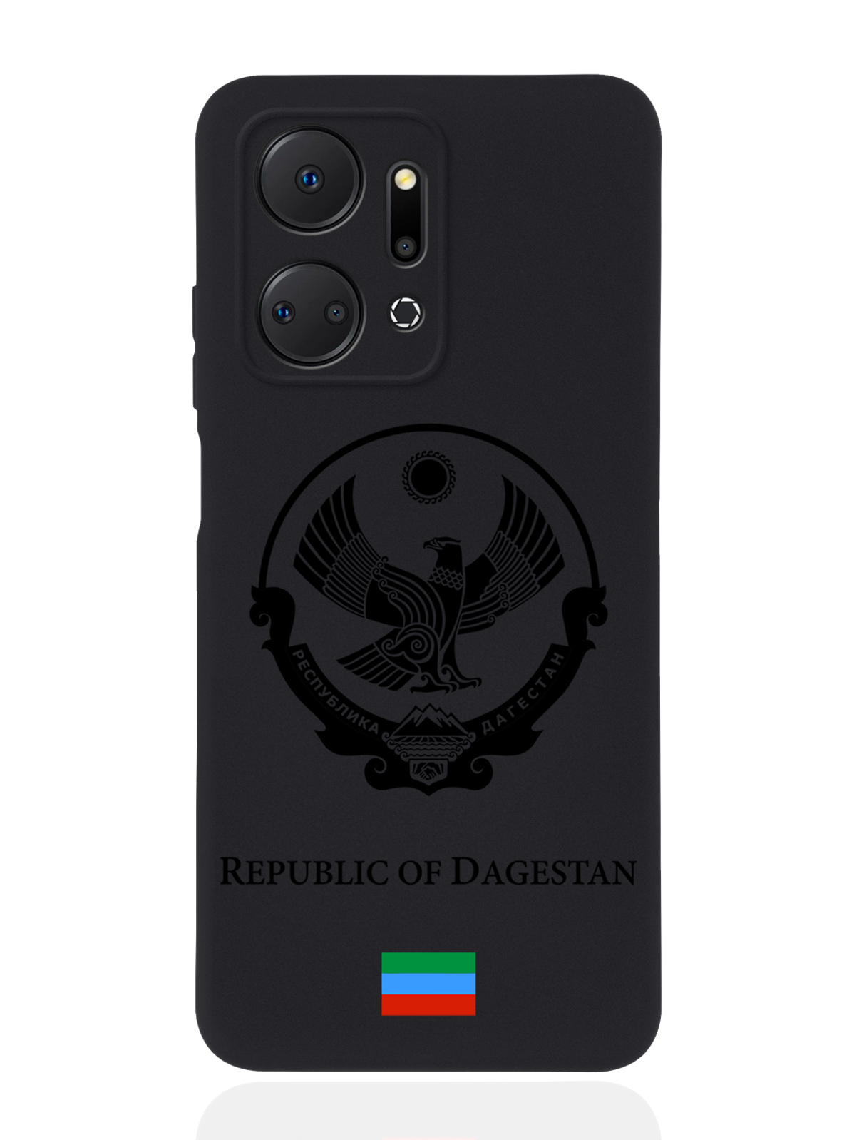 

Чехол SignumCase для Honor X7a Черный лаковый Герб Дагестана черный