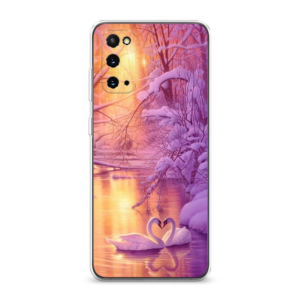 

Чехол на Samsung Galaxy S20 "Зима 1", Фиолетовый;желтый, 29250-2