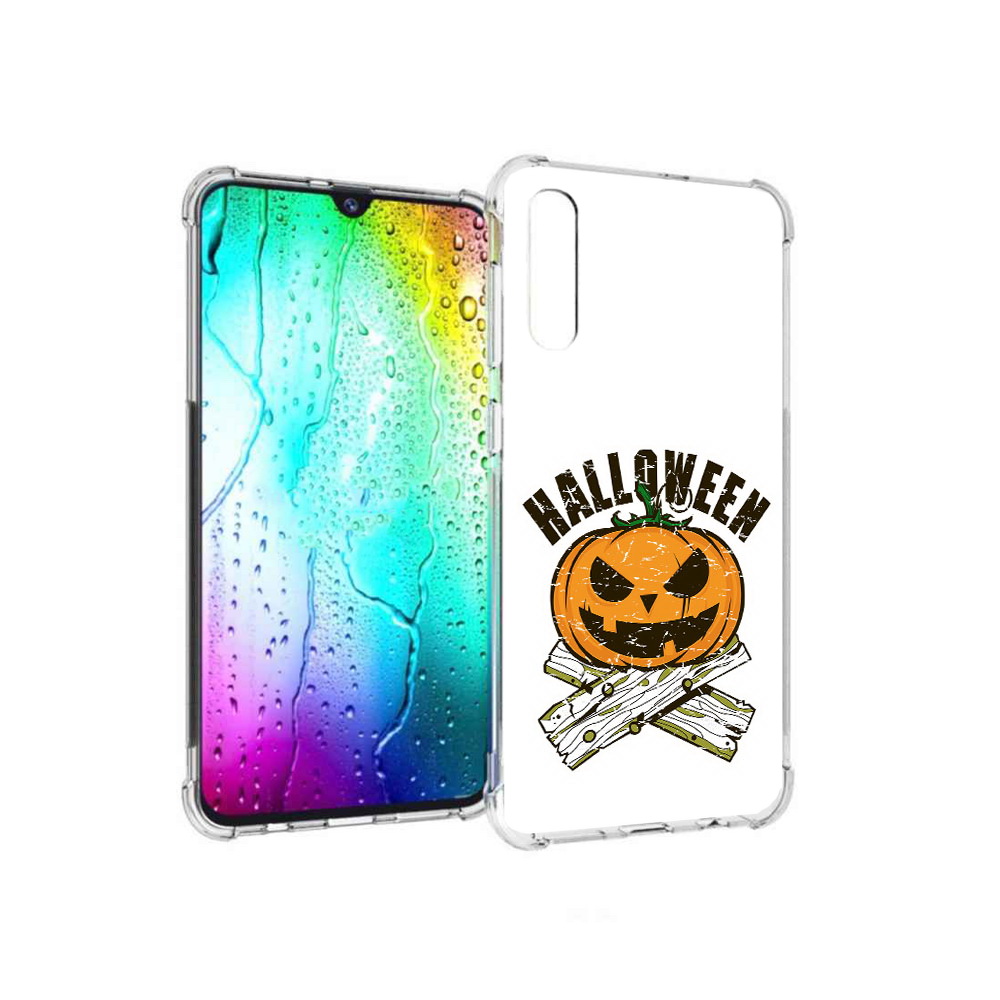 

Чехол MyPads Tocco для Samsung Galaxy A30s Хэллоуин доски тыква (PT226907.519.194), Прозрачный, Tocco