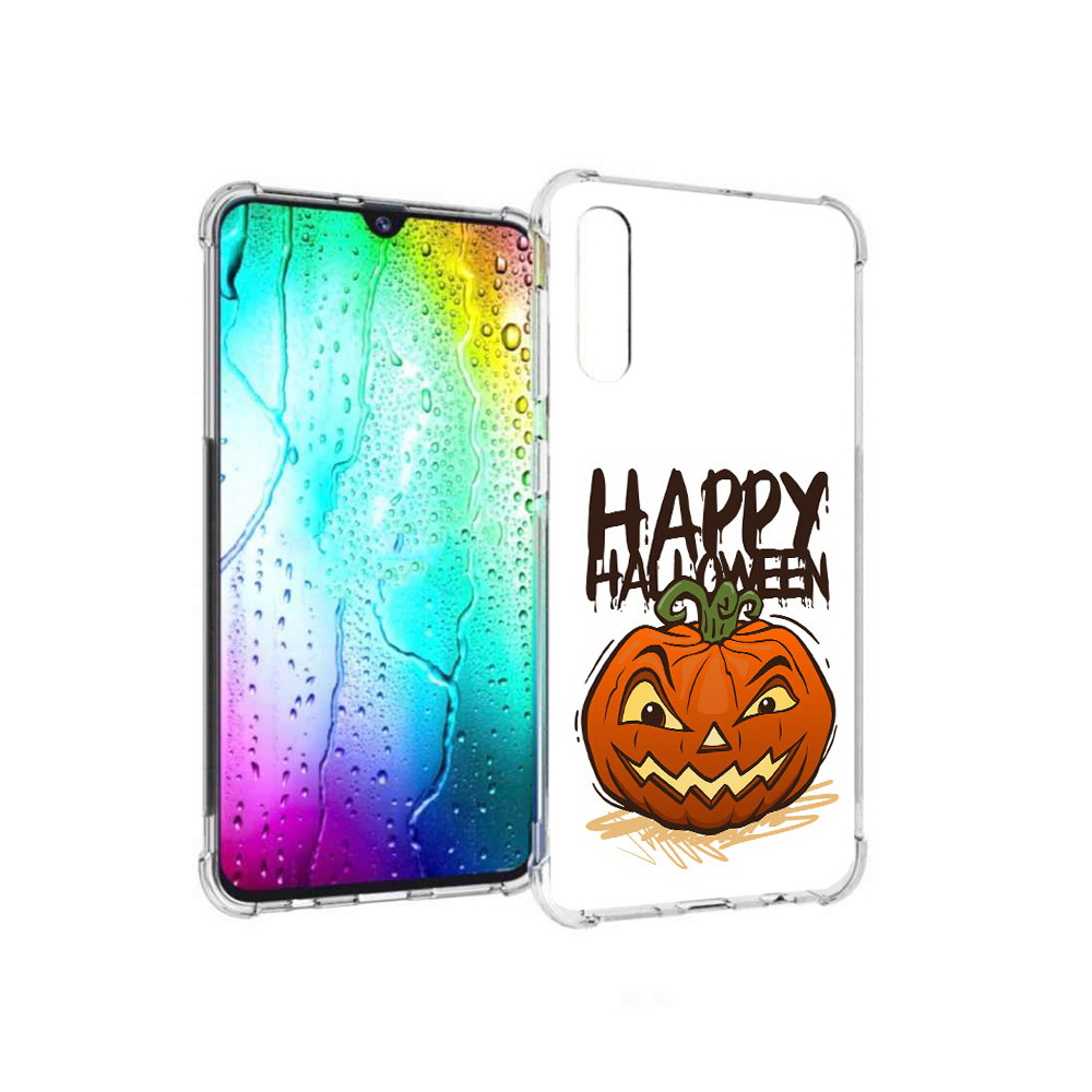 

Чехол MyPads Tocco для Samsung Galaxy A30s Хэллоуин счастливый (PT226907.519.195), Прозрачный, Tocco