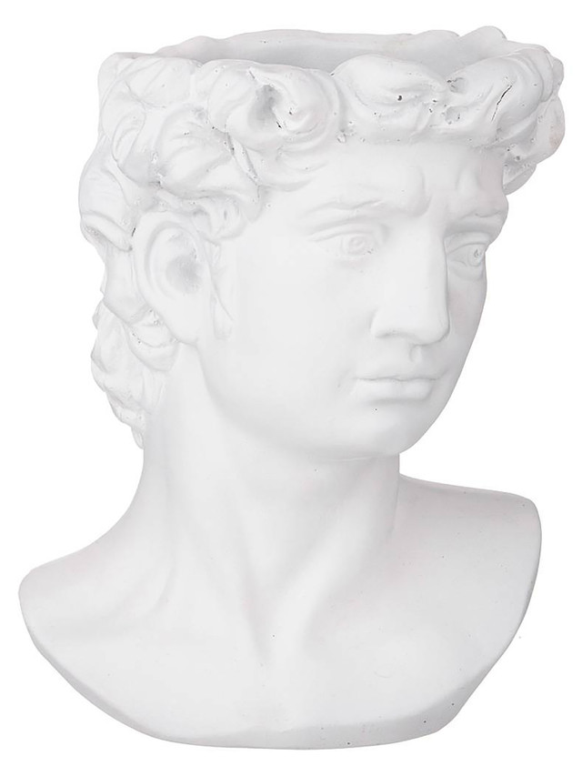 

Ваза для цветов декоративная Lefard голова Давида 21,5х17 см 169-351
