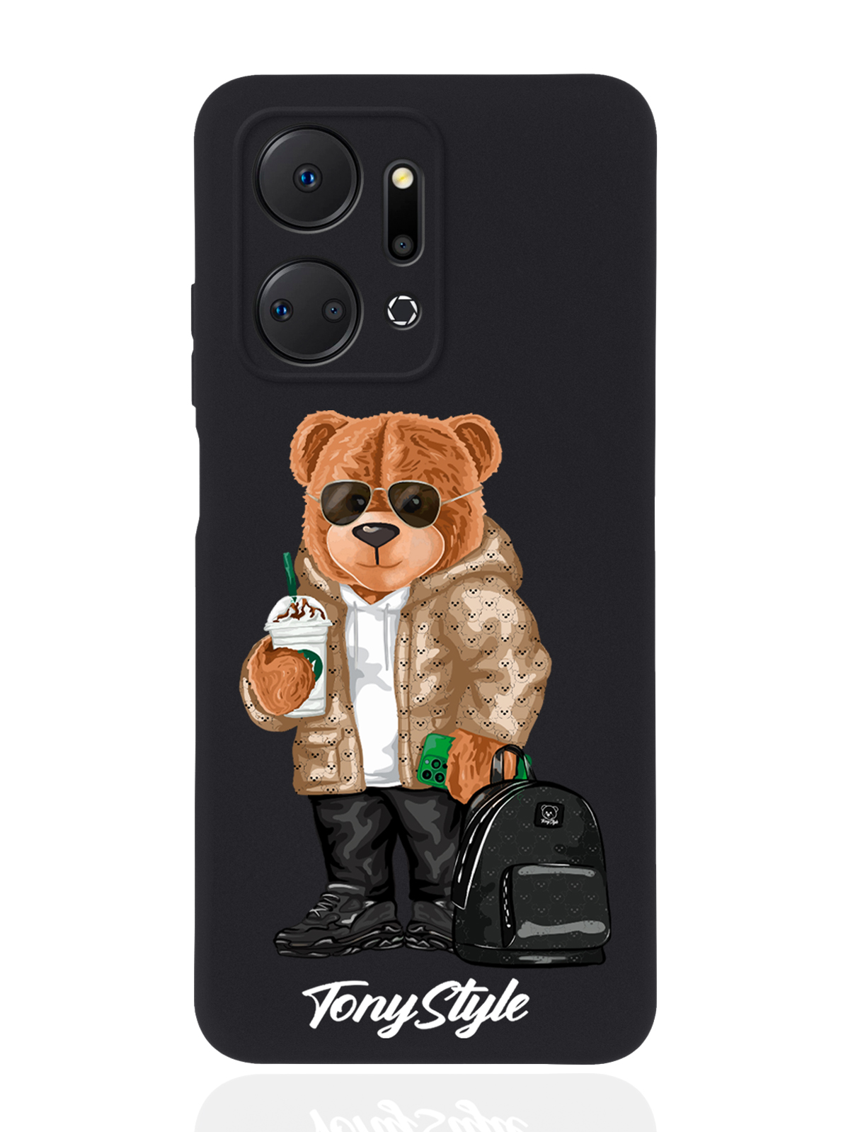 

Чехол Tony Style для Honor X7a Tony Style в очках черный, Коричневый;черный;белый