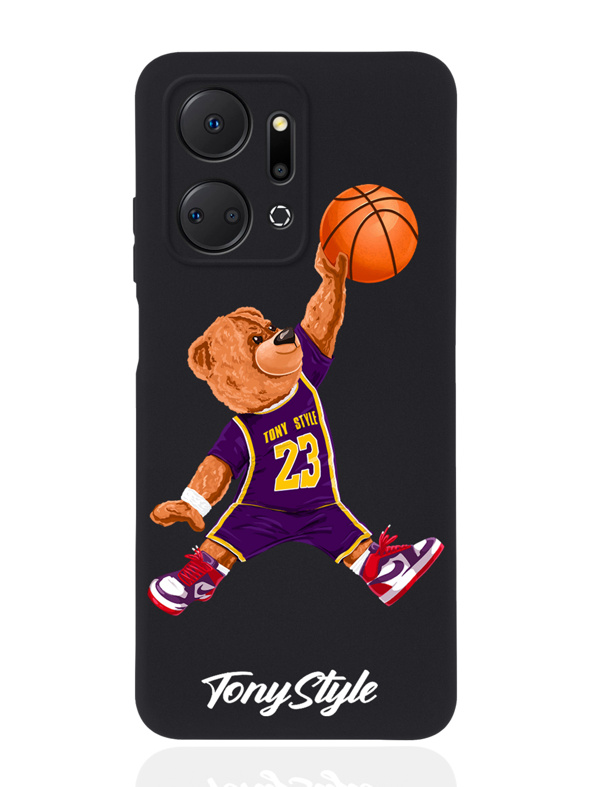 

Чехол Tony Style для Honor X7a Tony Style баскетболист с мячом черный, Фиолетовый;коричневый;желтый;оранжевый