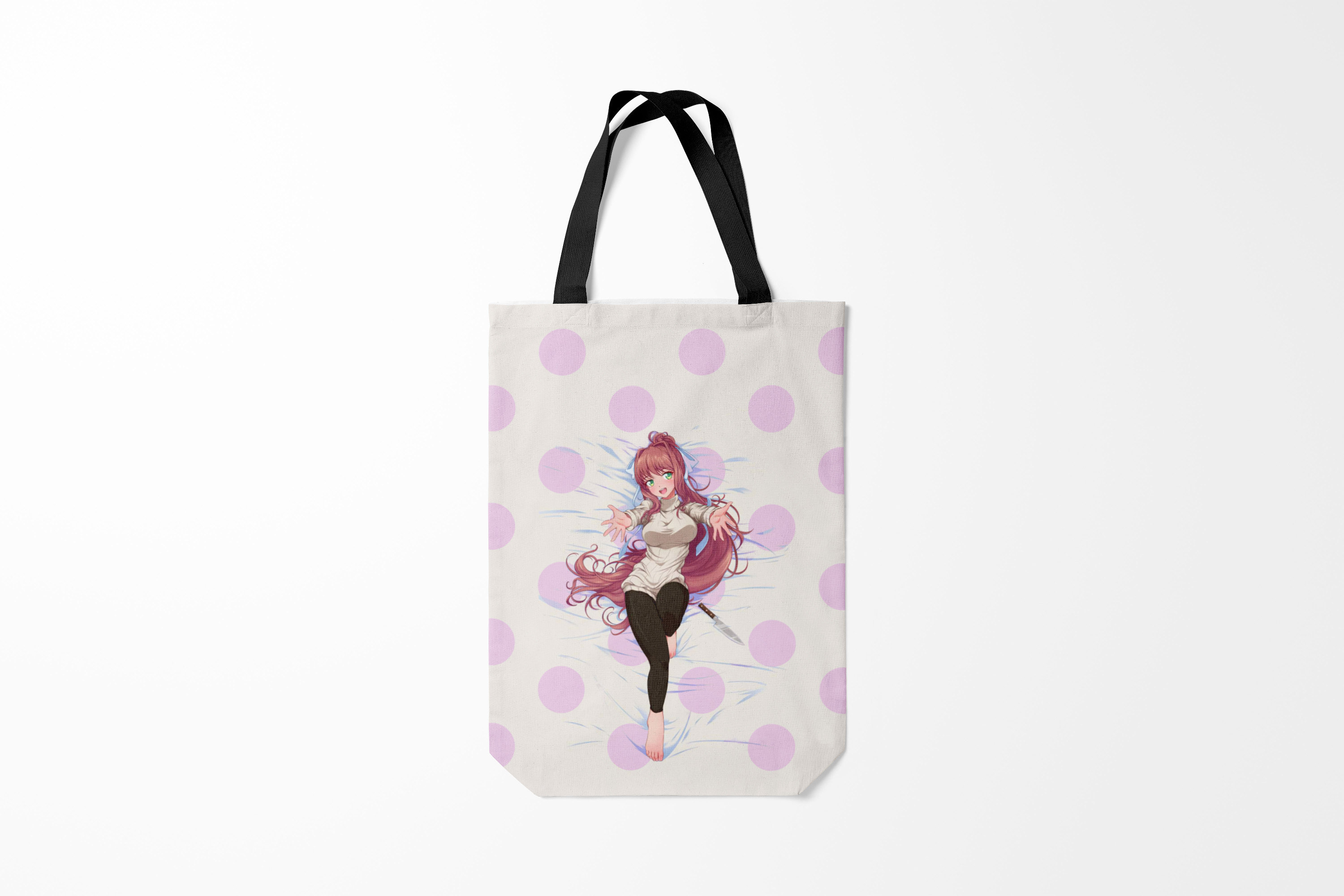 

Сумка шoппер унисекс Burnettie Разные игры Doki Monika Моника,, Разные игры Doki Monika Моника