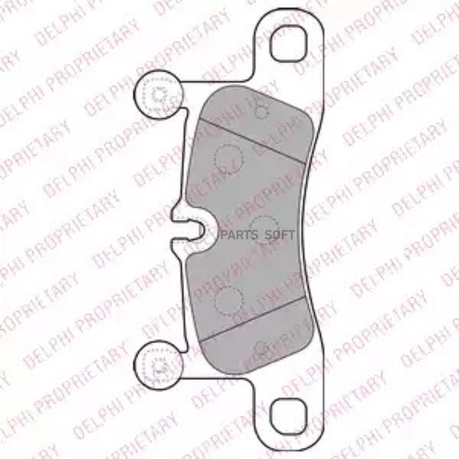 

Тормозные колодки DELPHI задние LP2233