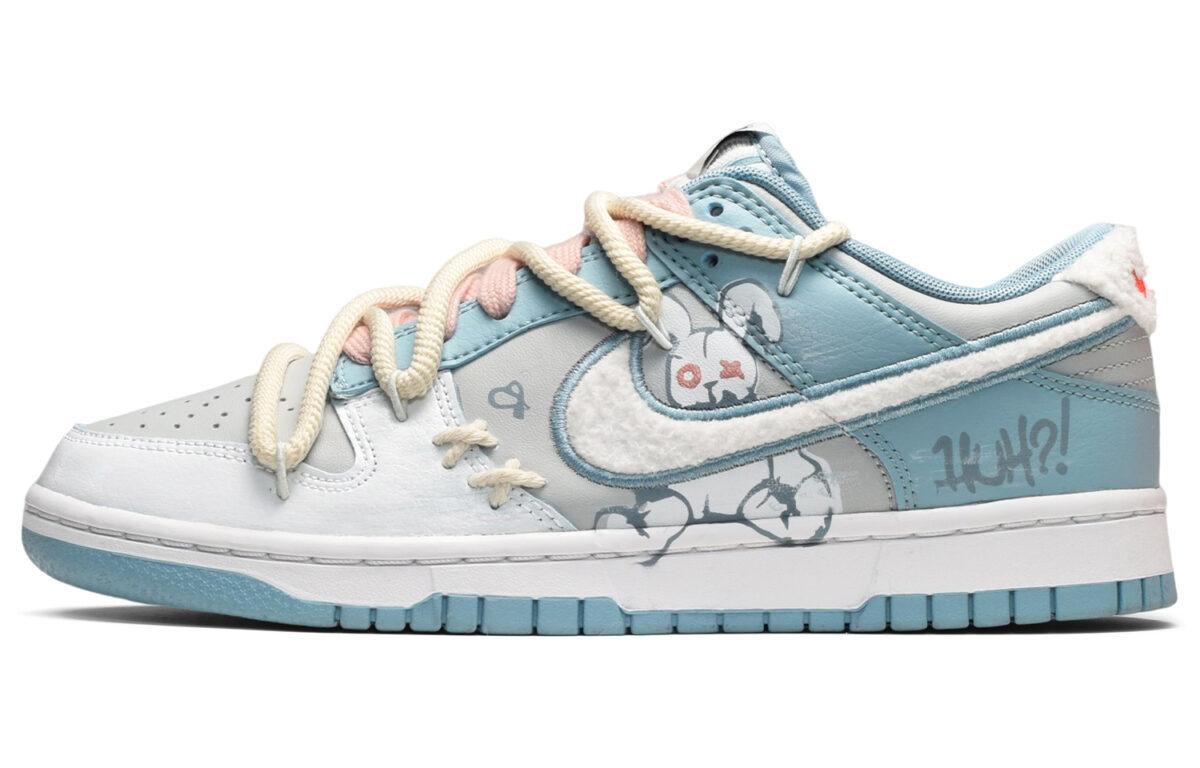 

Кеды унисекс Nike Dunk Low голубые 40 EU, Голубой, Dunk Low