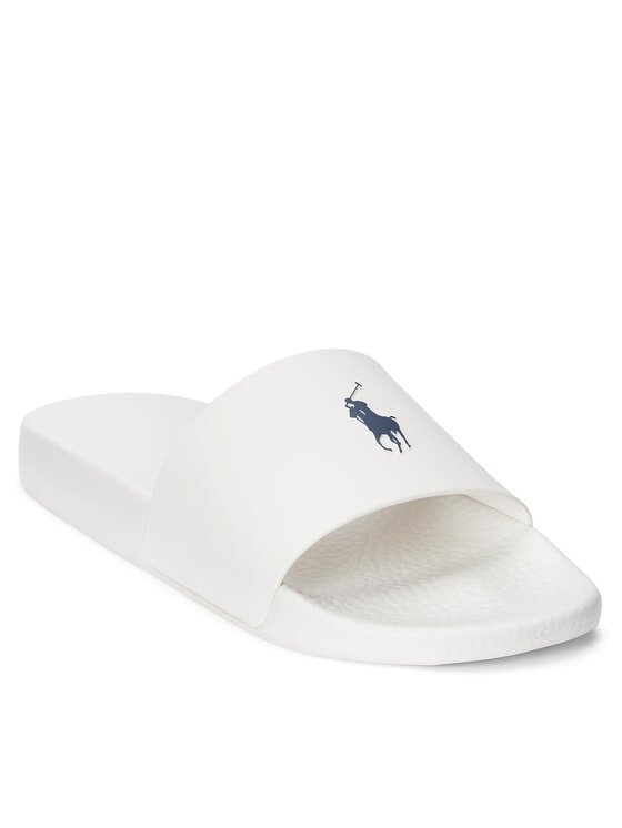 

Сланцы женские Polo Ralph Lauren Polo Slide 809892945007 белые 37 EU, Белый, Polo Slide 809892945007