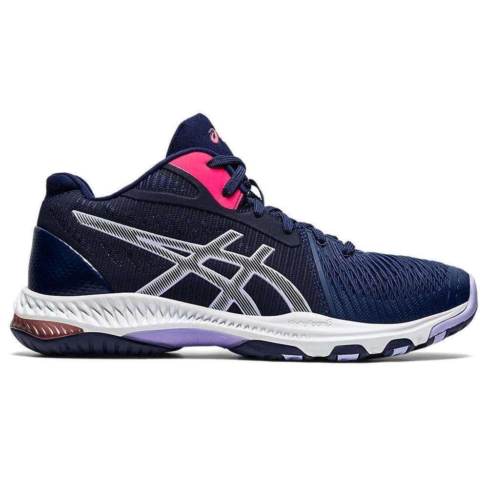 фото Кроссовки женские asics netburner 1052a034 синие 6.5 us