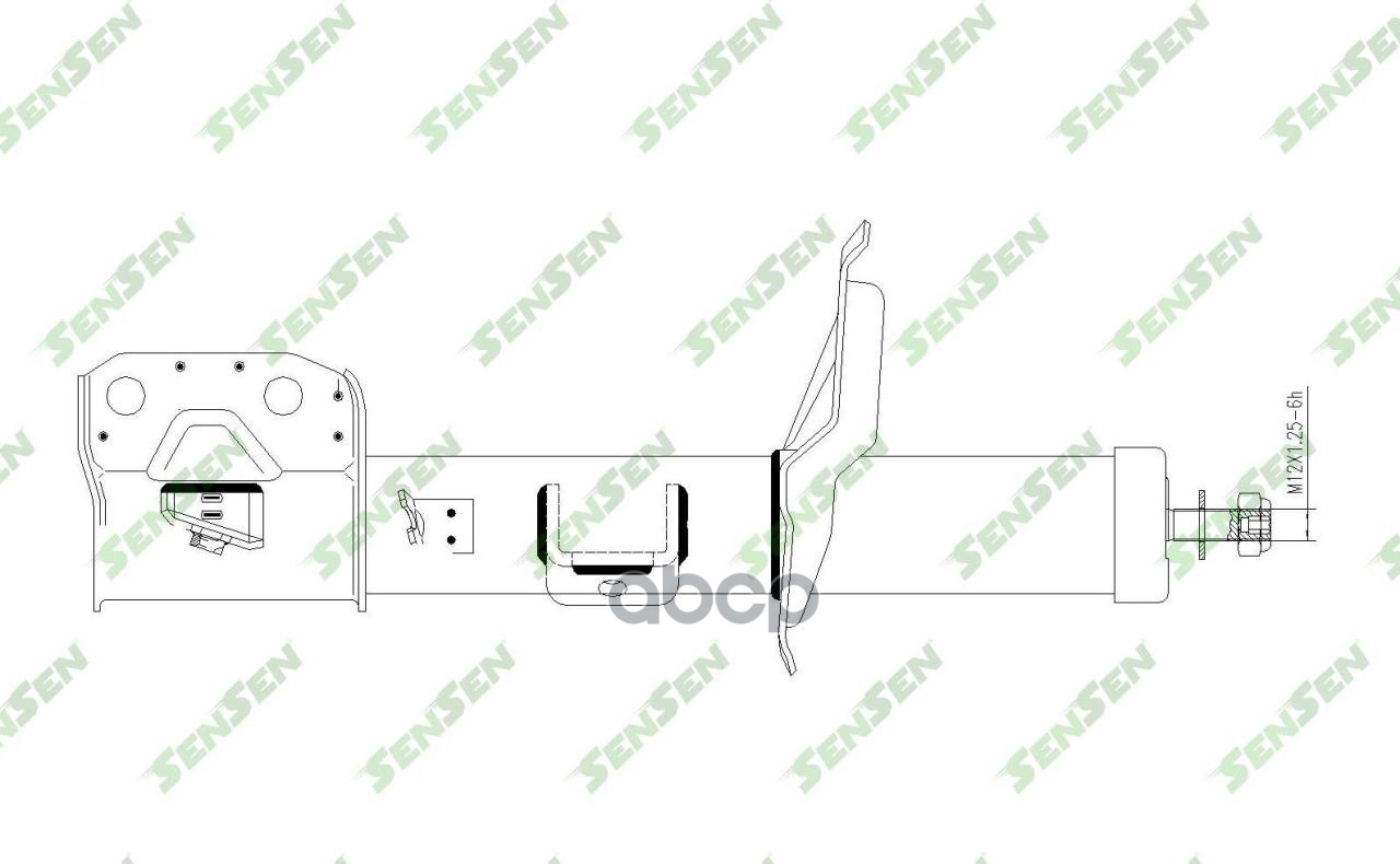 

Амортизатор передний правый GAS Suzuki SX4 1.5/1.6/1.9D 06 SENSEN 42141549