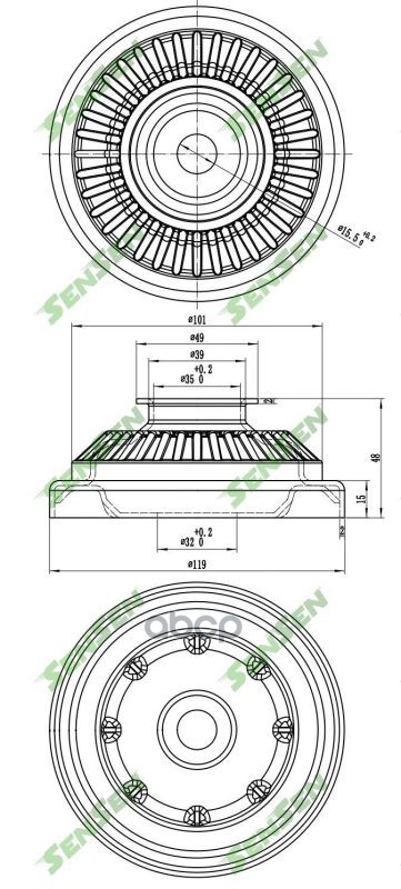 

Опора амортизатора переднего OPEL Astra-H,Zafira-B 04