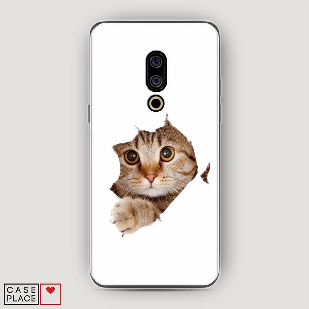 

Чехол на Meizu 15 "Кот и бумага", Белый;коричневый, 72650-1