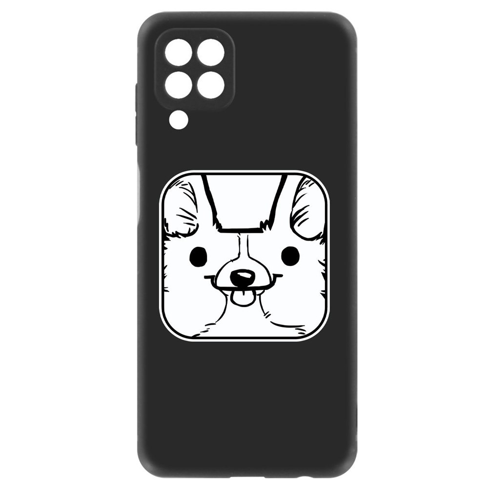 

Чехол-накладка Krutoff Soft Case Собачка в кубе для Samsung Galaxy M32 (M325) черный