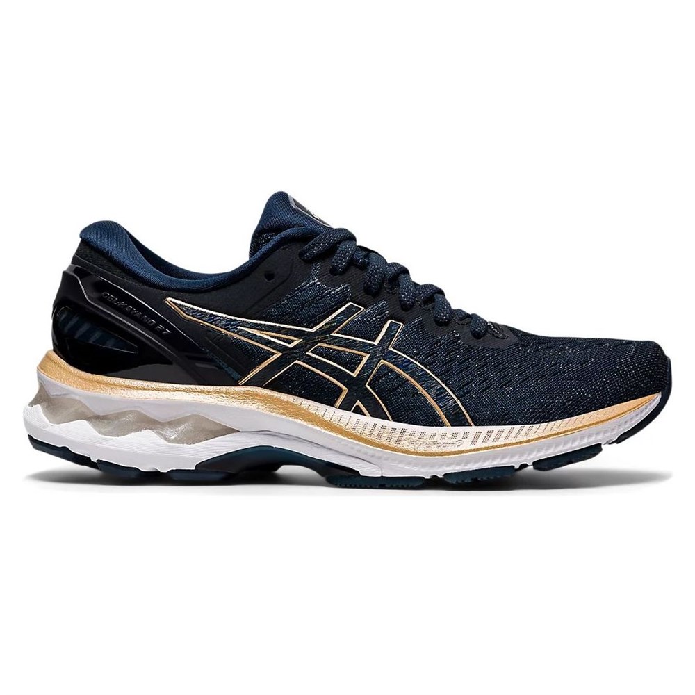 фото Кроссовки женские asics kayano 1012a649 синие 9.5 us