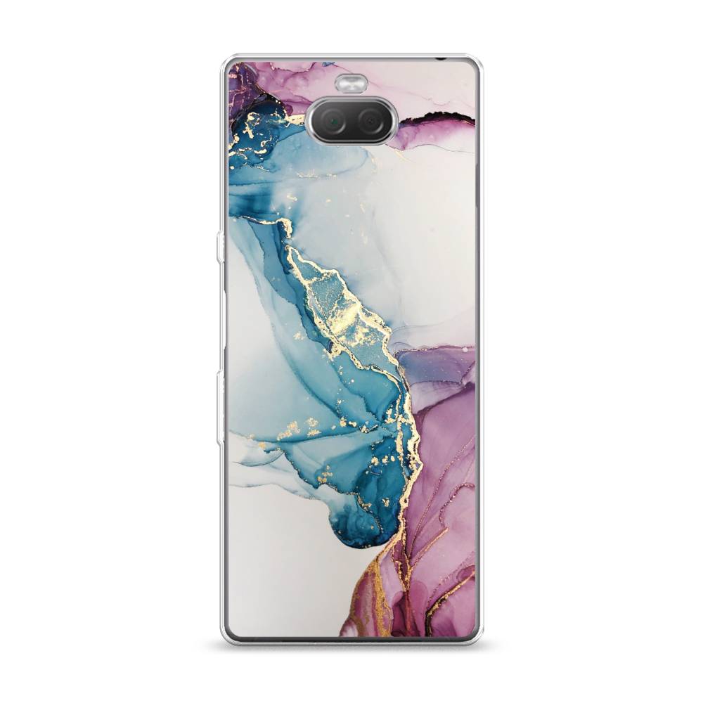 

Чехол на Sony Xperia XA3 "Розовые разводы рисунок", 53750-3