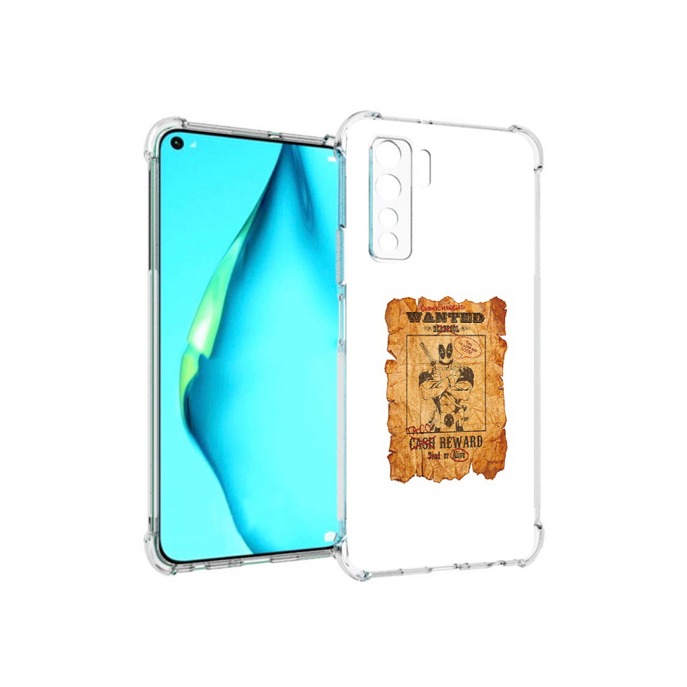 

Чехол MyPads Tocco для Huawei Nova 7 SE дедпул, Прозрачный, Tocco