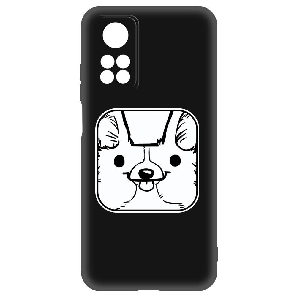 

Чехол-накладка Krutoff Soft Case Собачка в кубе для Xiaomi Mi 10T/ Mi 10T Pro черный