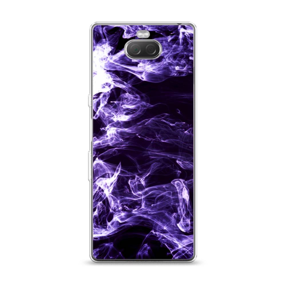 

Чехол на Sony Xperia XA3 "Фиолетовый дым", Фиолетовый;белый;черный, 53750-3