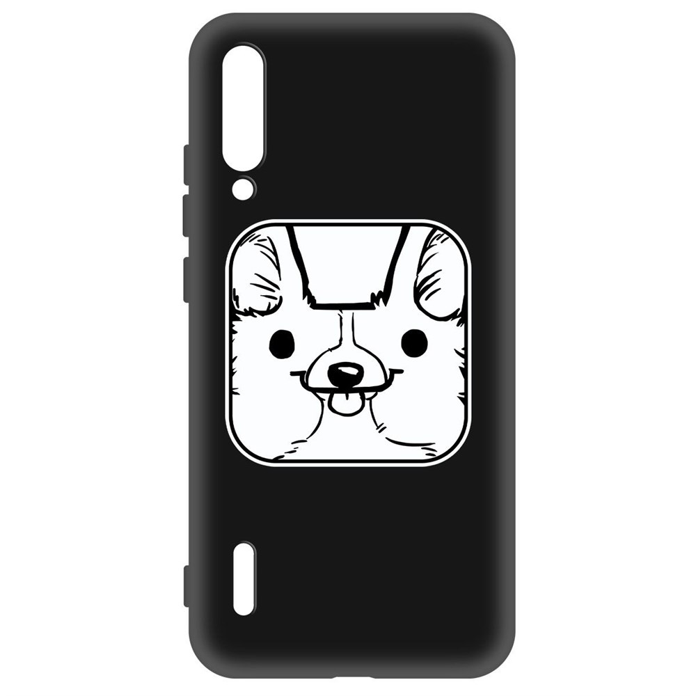 

Чехол-накладка Krutoff Soft Case Собачка в кубе для Xiaomi Mi A3 черный
