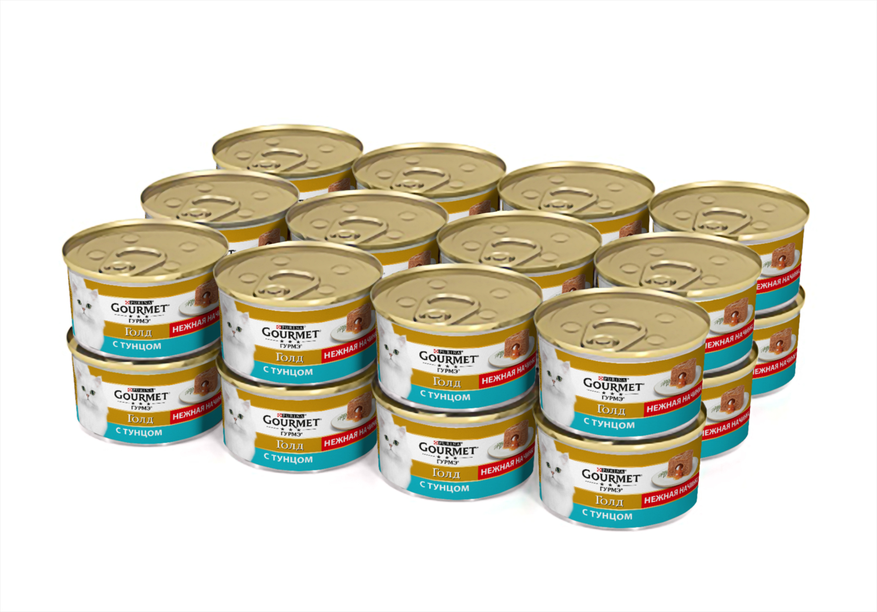 фото Консервы для кошек gourmet gold, тунец, 12шт, 85г