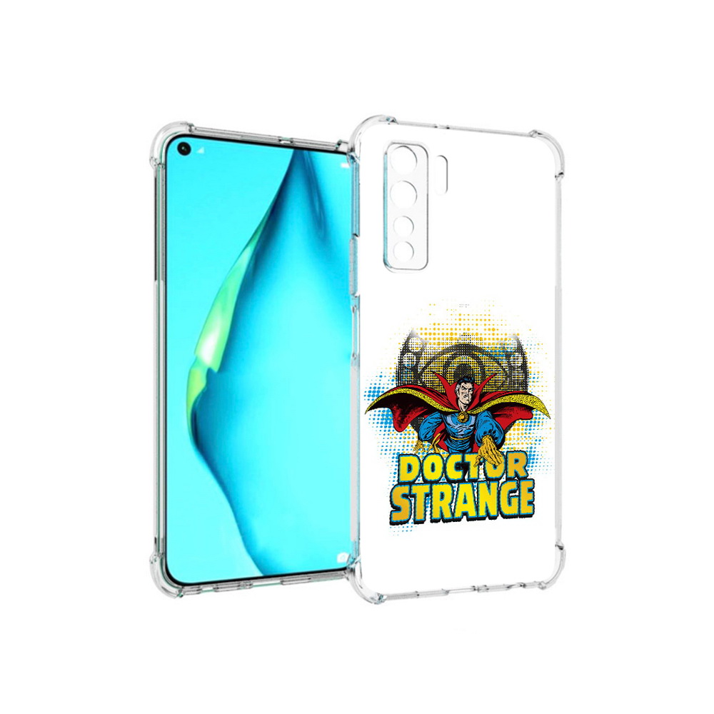 

Чехол MyPads Tocco для Huawei Nova 7 SE доктор стренж рисунок, Прозрачный, Tocco