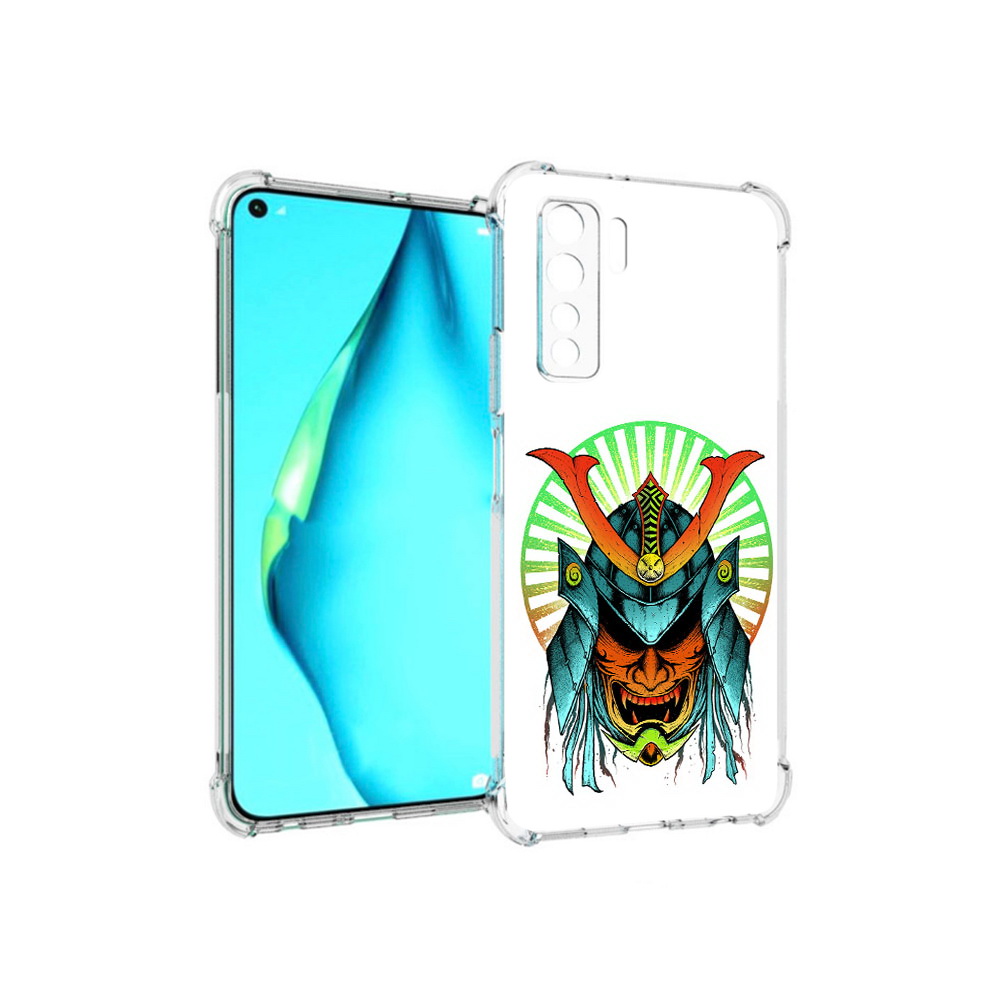 

Чехол MyPads Tocco для Huawei Nova 7 SE ешимитсу рисунок, Прозрачный, Tocco