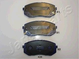 

Колодки Kia Sportage, Hyundai Ix35 Japanparts pak20af