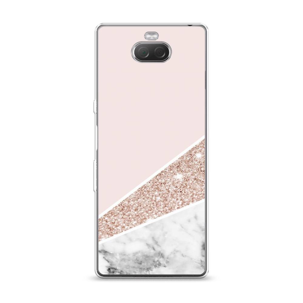 

Чехол на Sony Xperia XA3 "Блестящий розовый мрамор", 53750-3