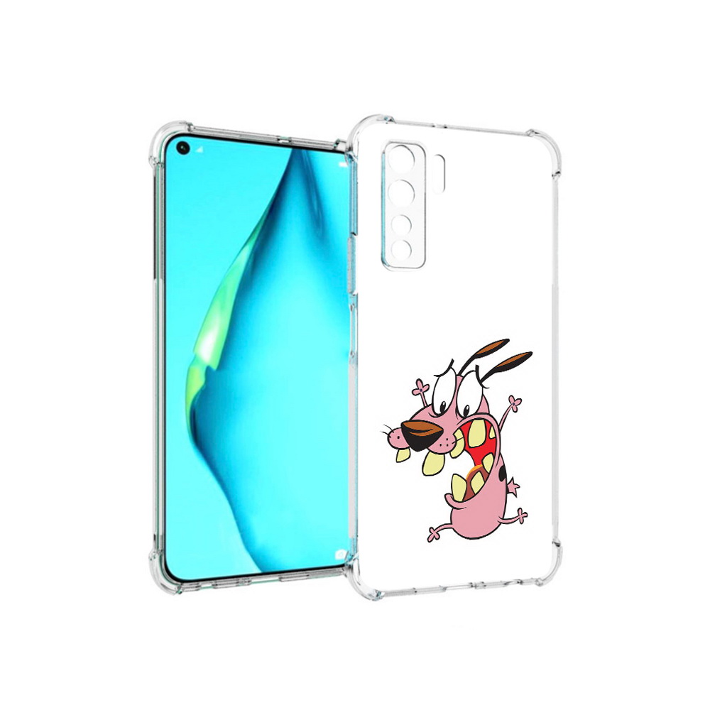 

Чехол MyPads Tocco для Huawei Nova 7 SE зубастый бобик, Прозрачный, Tocco