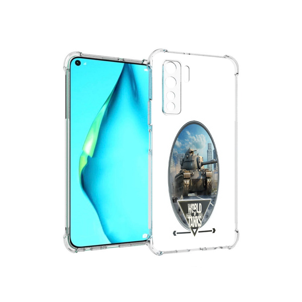 

Чехол MyPads Tocco для Huawei Nova 7 SE игра с танками, Прозрачный, Tocco