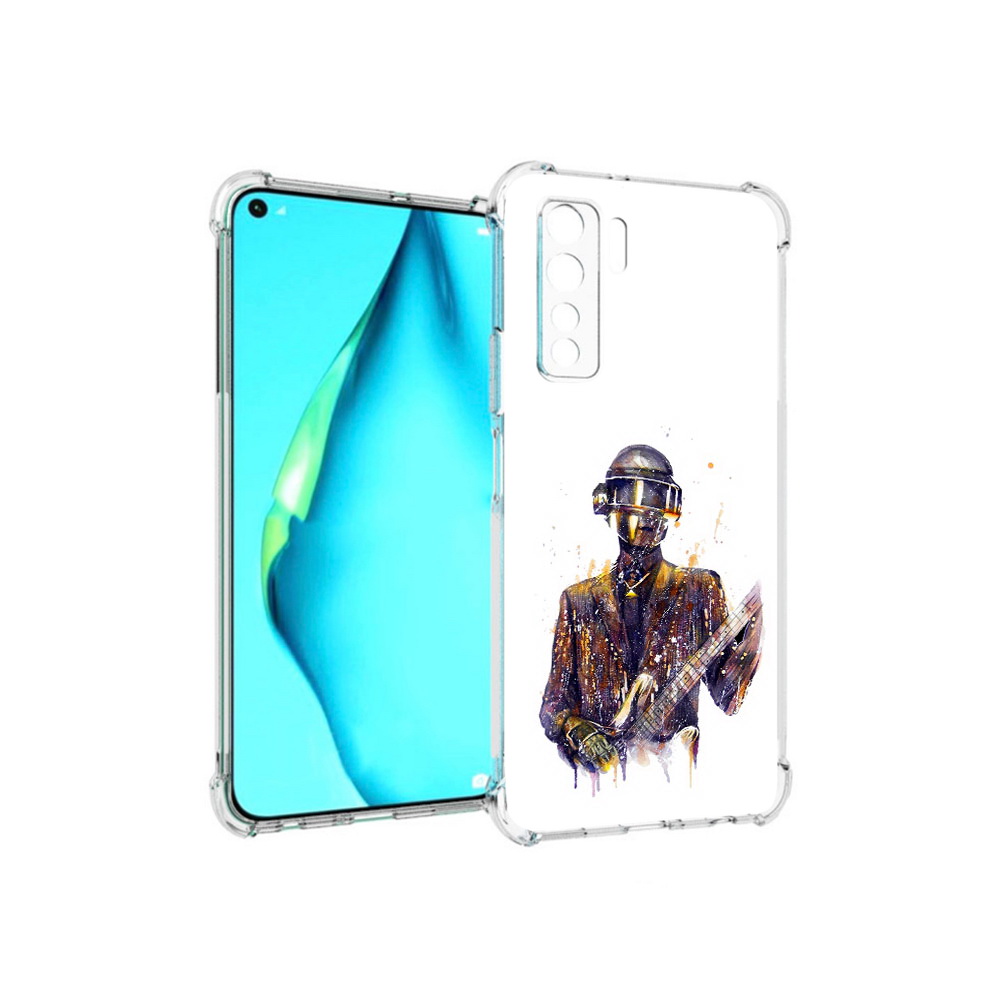 

Чехол MyPads Tocco для Huawei Nova 7 SE космо-гитарист, Прозрачный, Tocco