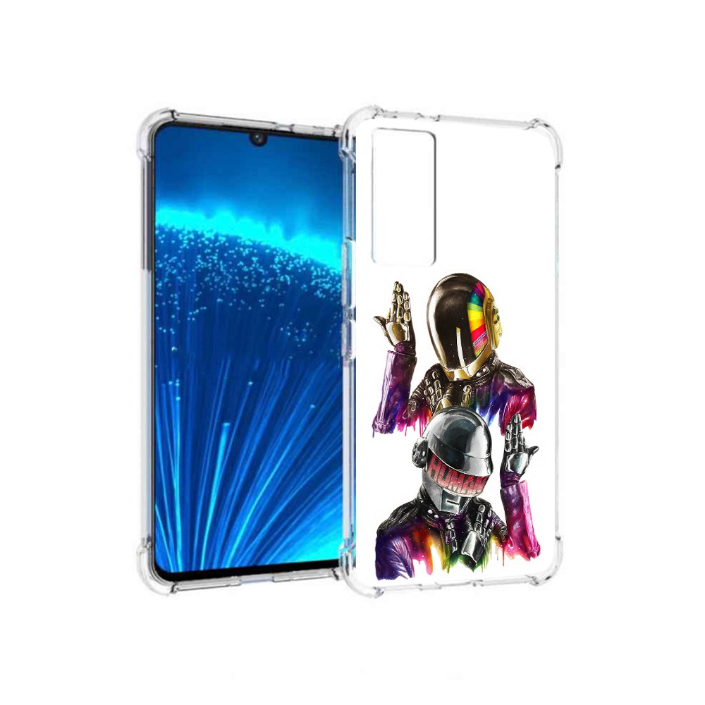 

Чехол MyPads Tocco для Vivo V21E диско космонавты (PT226954.394.329), Прозрачный, Tocco