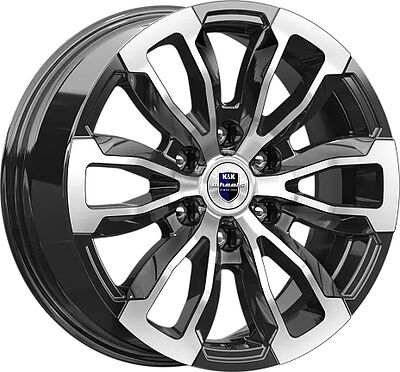 

Колесный диск КиК Меконг 7.5x18 6x139.7 ET 38 Dia 67.1 алмаз черный, Меконг