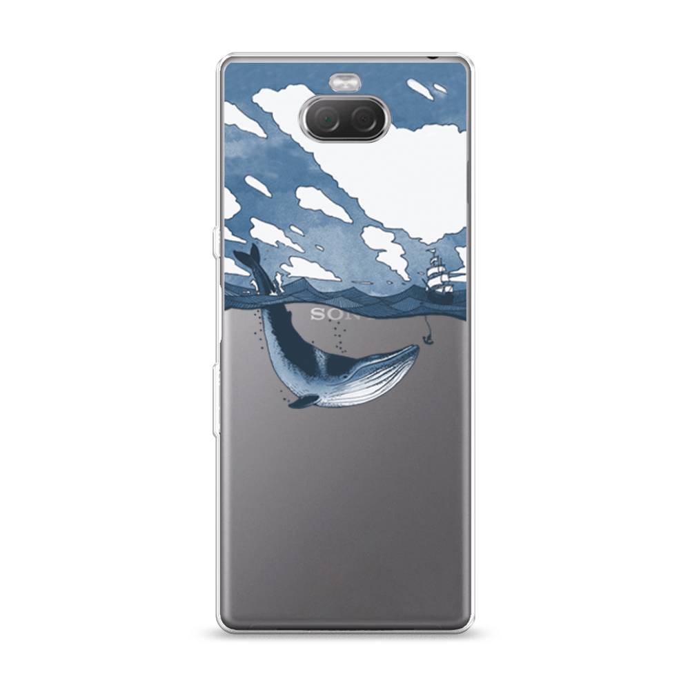 

Чехол на Sony Xperia XA3 "Большой кит", Синий, 53750-1
