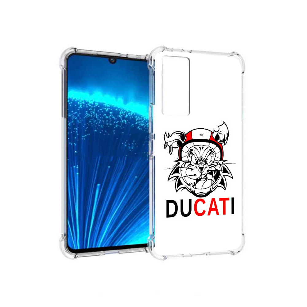 

Чехол MyPads Tocco для Vivo V21E дукати (PT226954.394.339), Прозрачный, Tocco