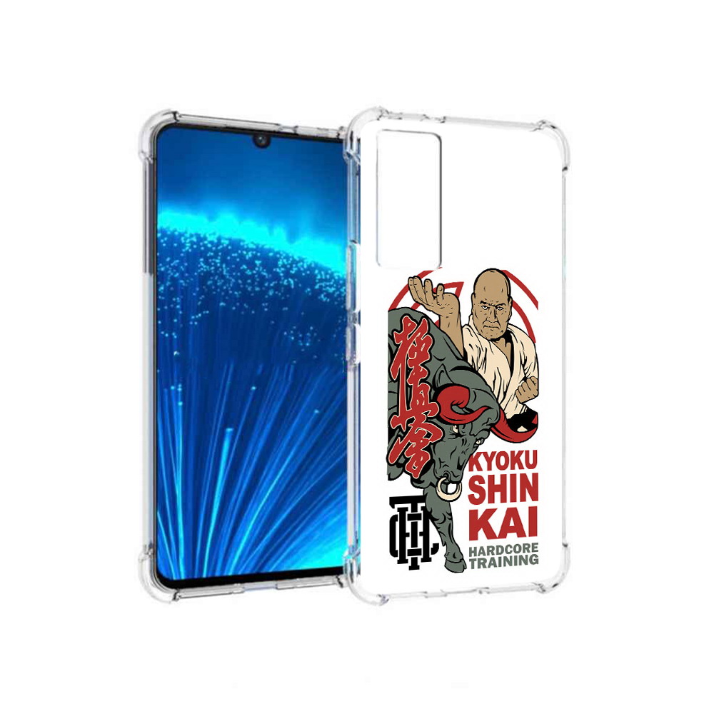 

Чехол MyPads Tocco для Vivo V21E единоборства рисунок (PT226954.394.343), Прозрачный, Tocco