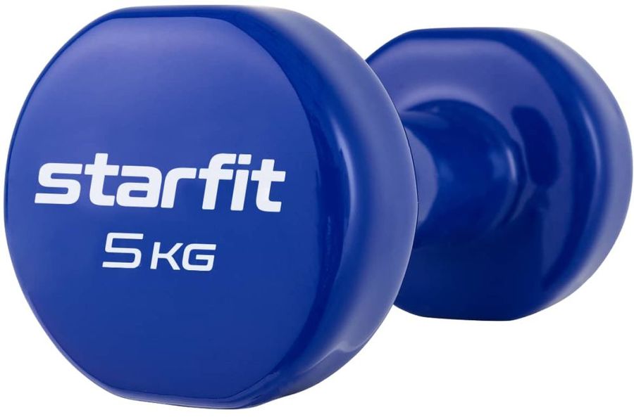 

Гантель Starfit Core DB-101 1гант. 5кг винил. синий (УТ-00018827)